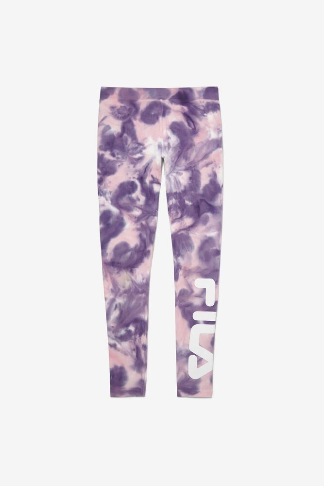 Fila Naisten Legging Laila Tie Dye Violetit - THXK-67412